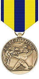 ^ US Medal Ordensspange Ribbon Bar Navy Expeditionary Medal