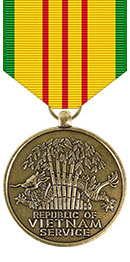^ US Medal Ordensspange Ribbon Bar Vietnam Service Medal 